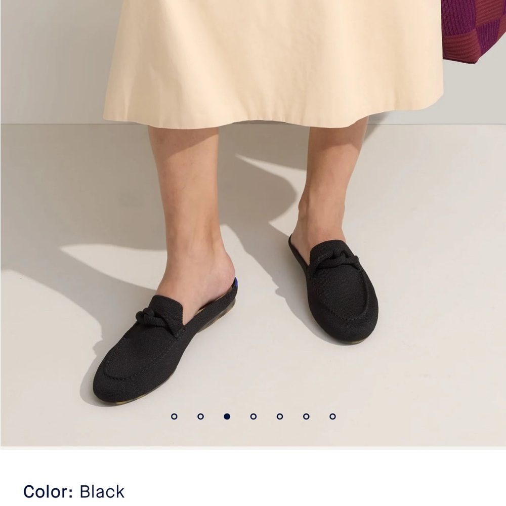 Rothy's Black mule loafer